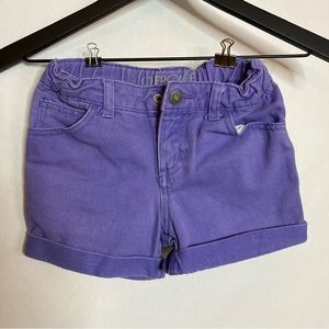 *DONATED* CHEROKEE purple denim shorts girl’s size 7/8 M